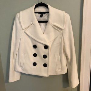 White Women's Peacoat Size M